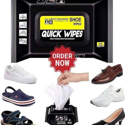 Shoe cleaning wet wipes