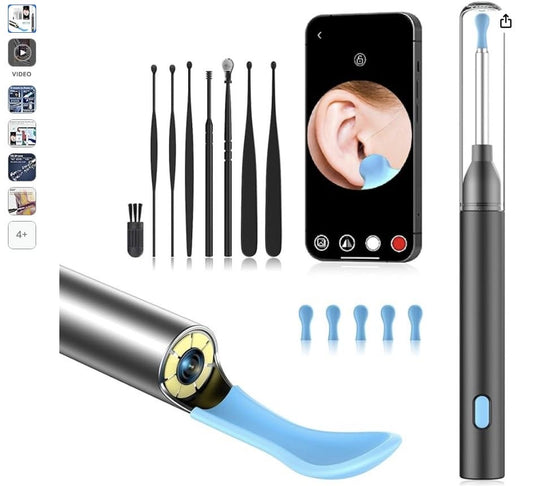 Ear wax remover with HD camera Wi-Fi connection