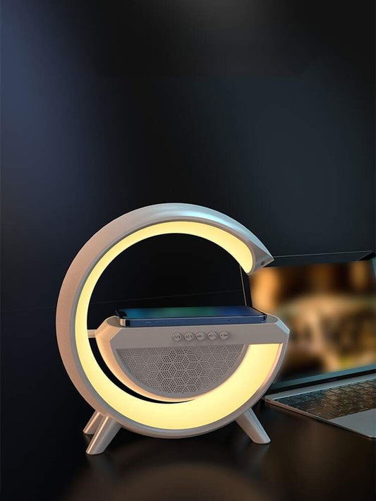 G lamp speaker and wireless charger