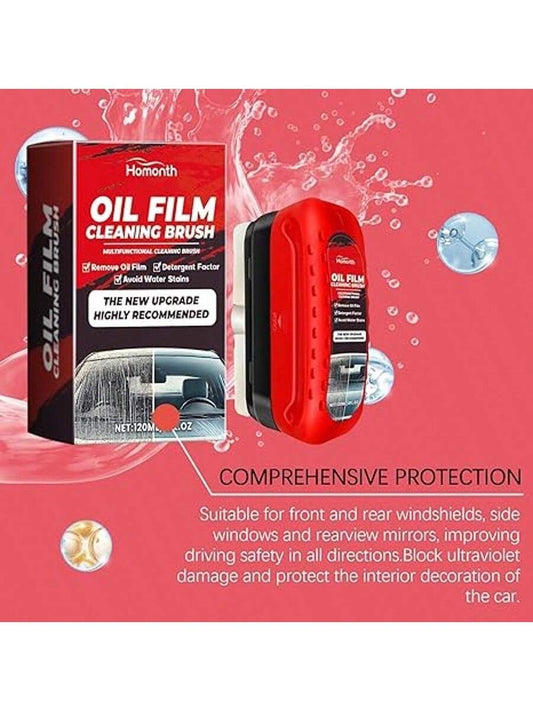 Automotive oil film cleaning foam brush