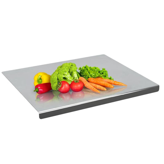 Stainless metal chopping board