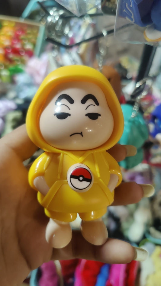 Sinchan face changing keychain