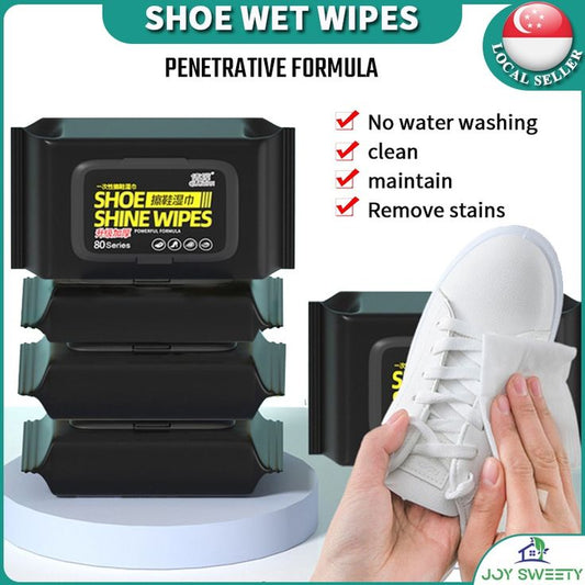 Shoe cleaning wet wipes
